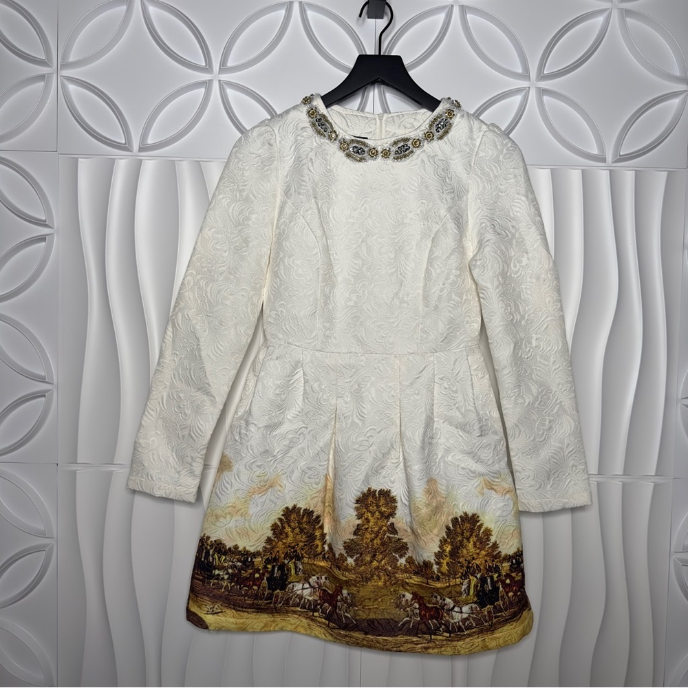 Gorgeous Embellished Embroidered Mini Dress